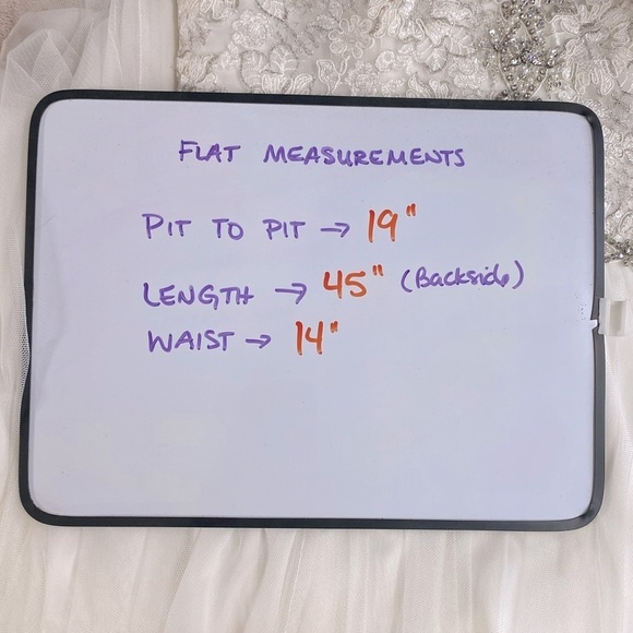 Allure Bridals White Wedding Dress With Veil 10 - Picture 7 of 16